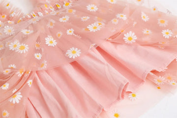 Adorable Floral Tulle Frock for Girls